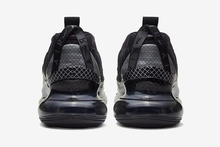 Nike Air Mx 720 818 Black Grey Heels