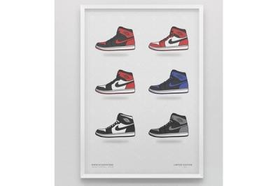 Sneaker Prints Air Jordan 1