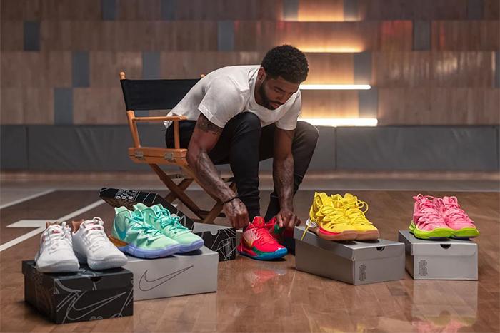Kyrie Irving Spongebob Squarepants Nike Collaboration Preview First Look August 2019 Release Date Group