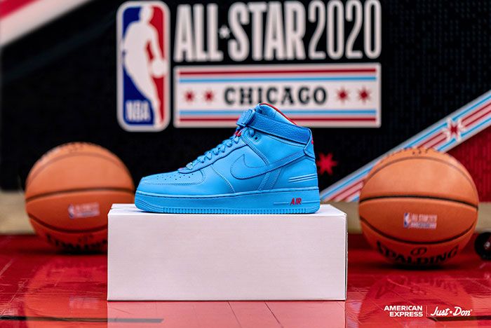 Just Don Nike Air Force 1 High All Star American Express Box
