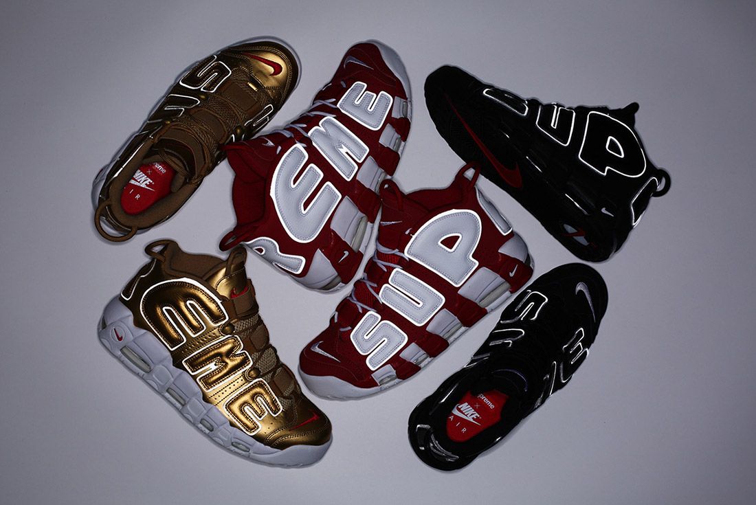 Supreme Nike Air More Uptempo Pack 3