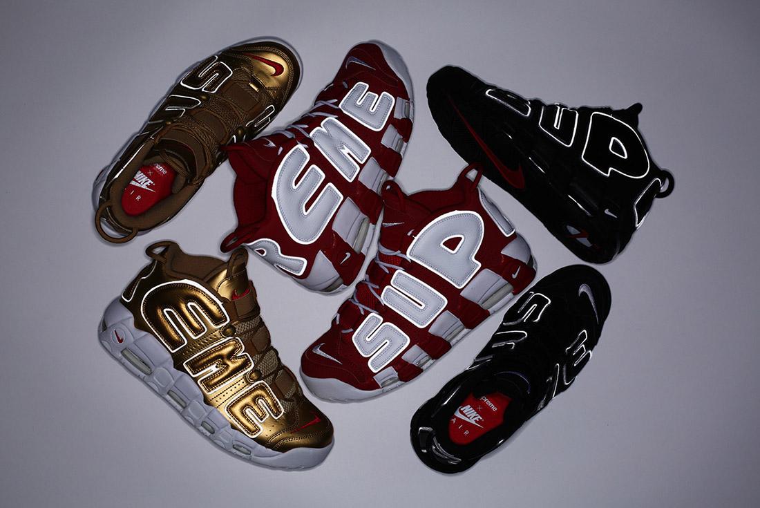 Supreme X Nike Air More Uptempo Release Info - Releases