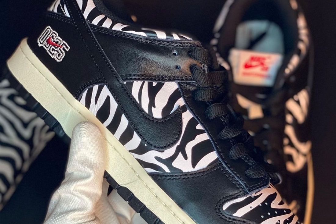 In-Hand: x Nike SB Dunk Low 'Zebra' -