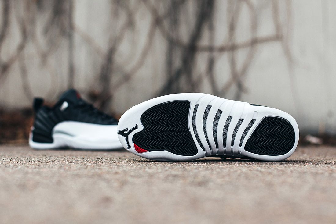 Detailed Images Of The Air Jordan 12 Low Playoff •