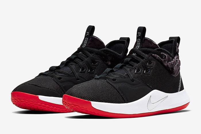 Nike Pg 3 Gs Velour Aq2462 016 Front Angle