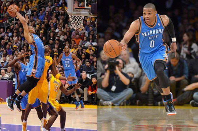 Russell Westbrook On Court Air Jordan 3 Running And Dunking 1
