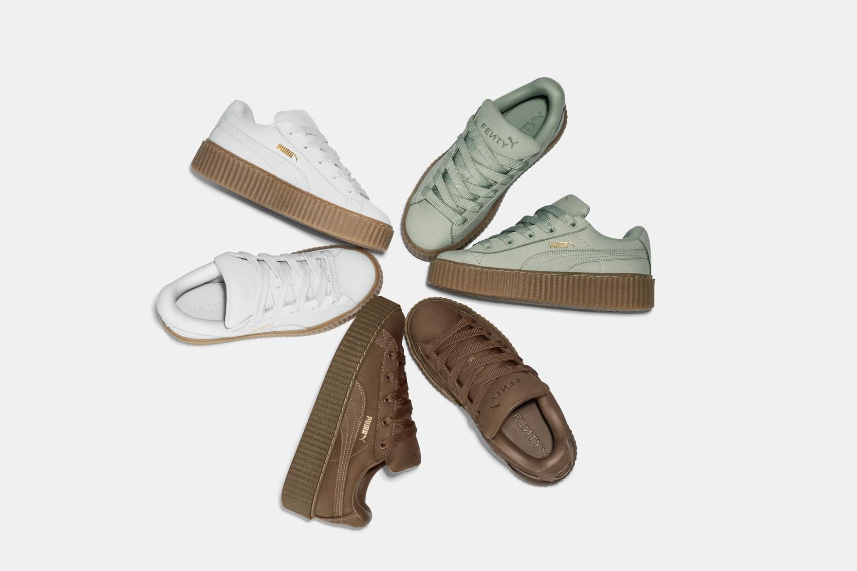 FENTY x PUMA Party With Rihanna to Launch Creeper Phatty Earth Tone