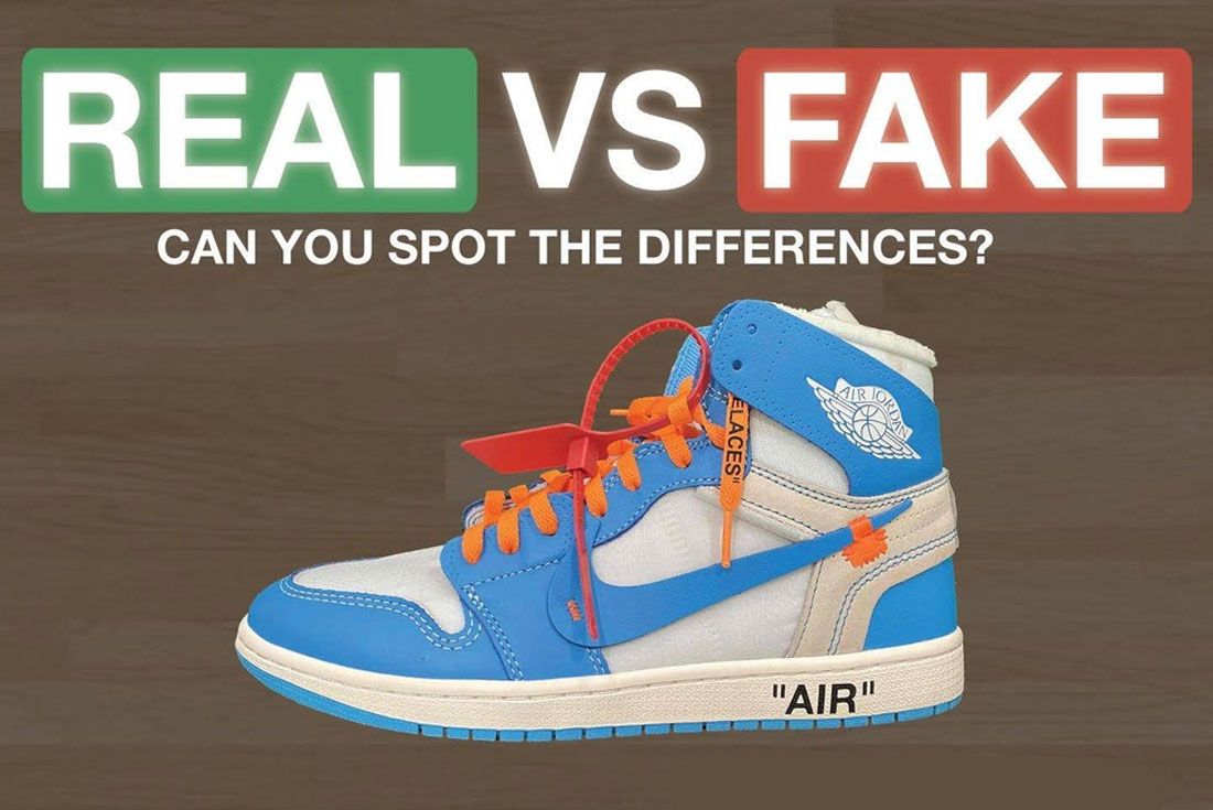 nike air jordan 1 x off white real vs fake