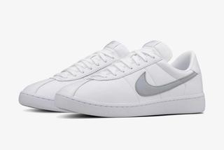 nikelab bruin leather sneakers