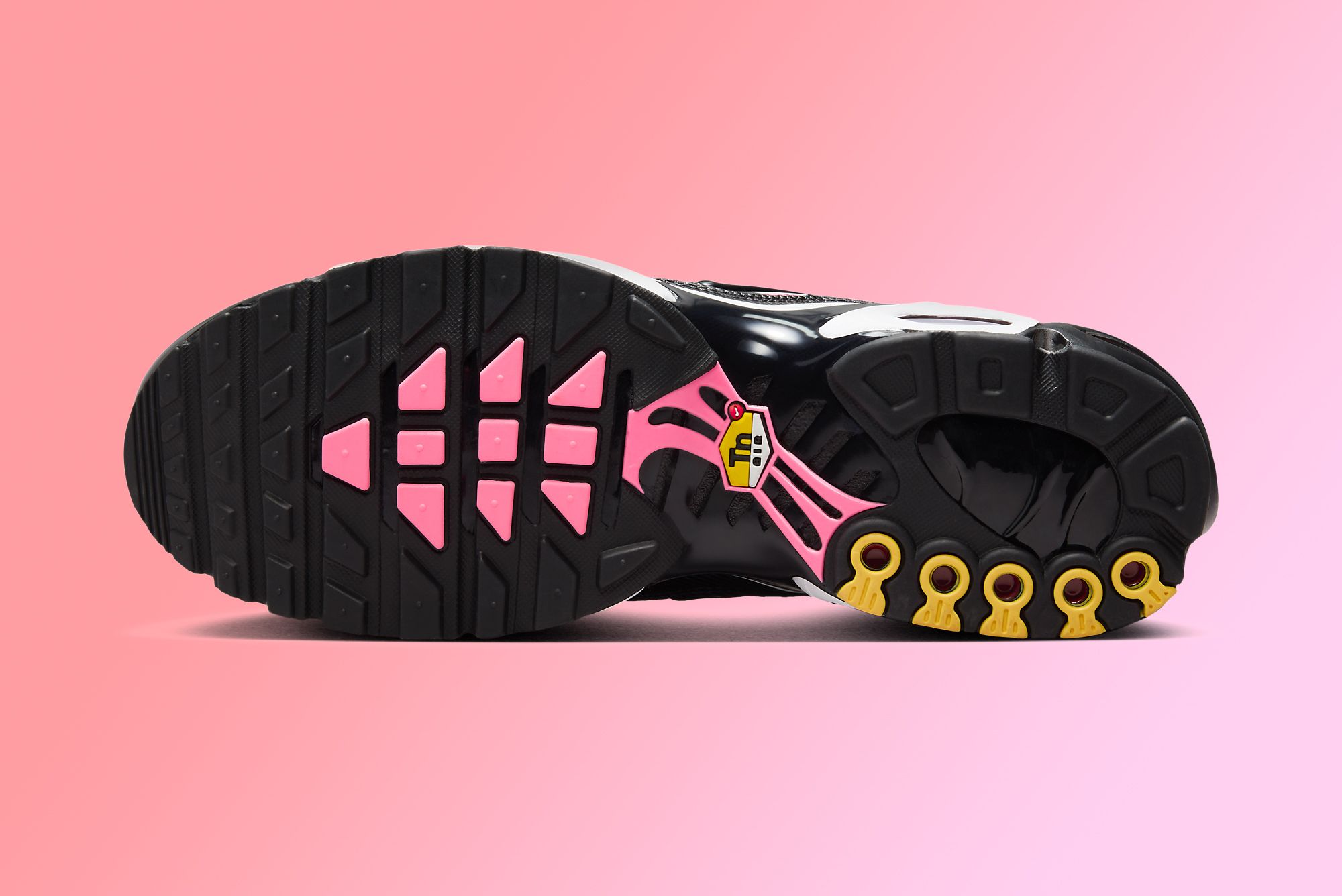 pink and yellow air max plus