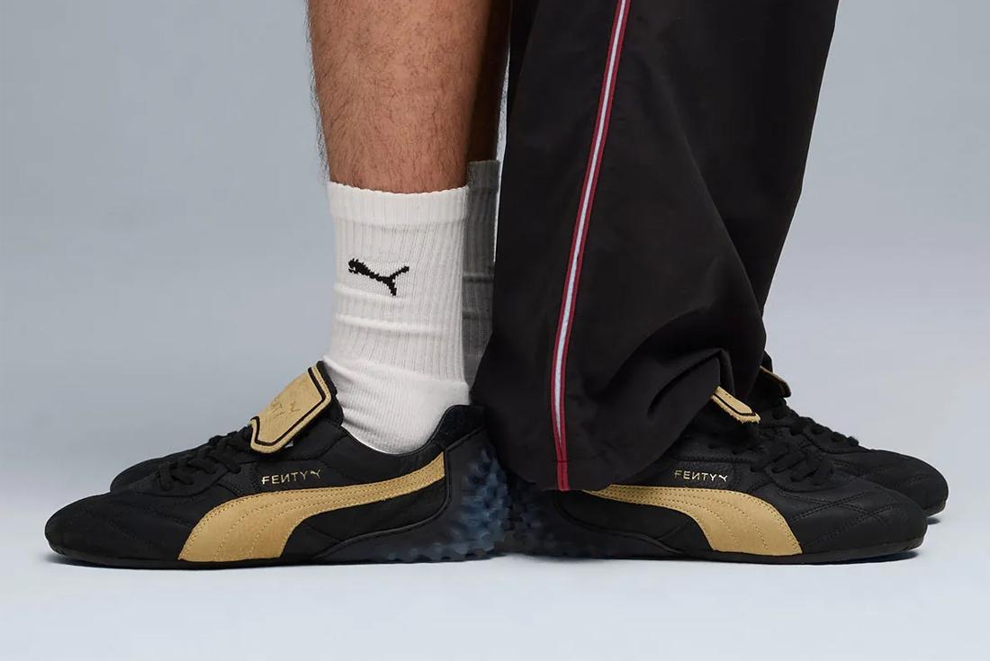 puma fenty avanti ls product shot on foot
