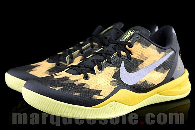 Nike Kobe 8 Black Yellow 1