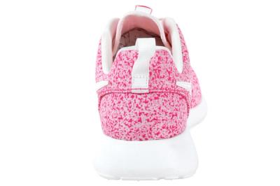 Nike Roshe Run Speckle Pink Heel 1