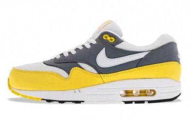 Nike Air Max 1 Essential Cool Grey Yellow 1