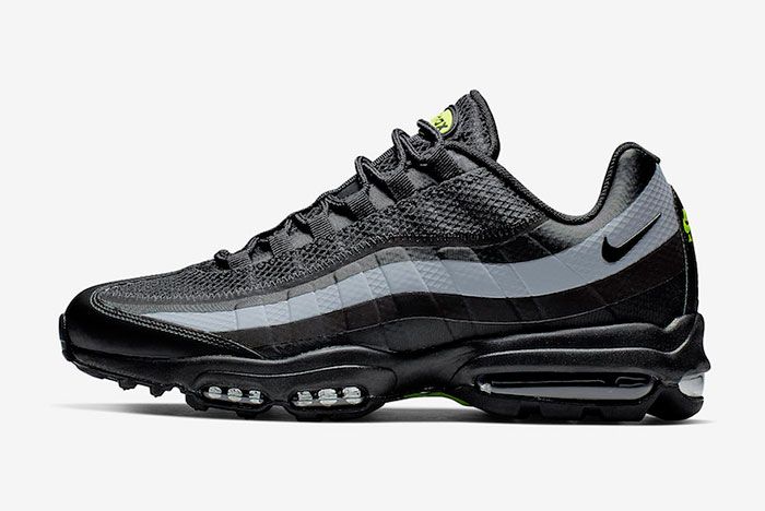 Nike Air Max 95 Ultra Black Grey Volt Left