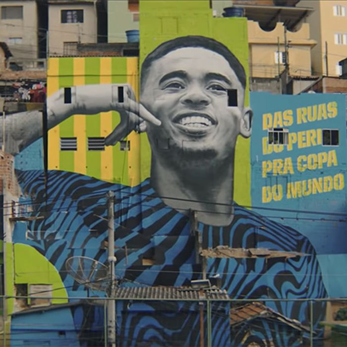 Adidas Commemorate Gabriel Jesus With A Gigantic Mural Sneaker Freaker