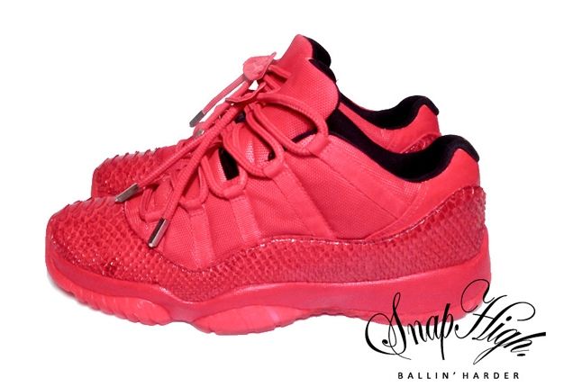 Snaphigh Custom Air Jordan 11 (Red October) - Sneaker Freaker