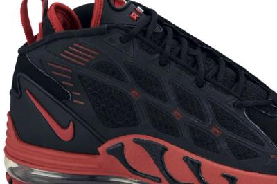 Nike Air Max Pillar Black Sport Red Heel 1