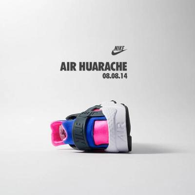 Nike Air Huarache Cobalt Magenta 4