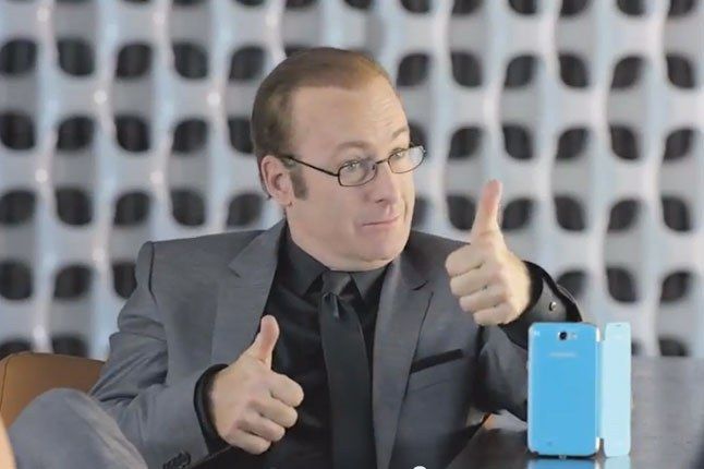 Samsung Galaxy Superbowl Ad 2013 Yeah That Works Thumbs Up 1