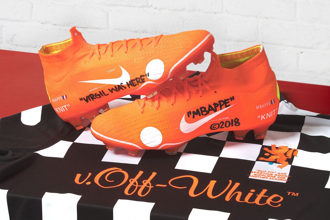 nike x off white soccer cleats