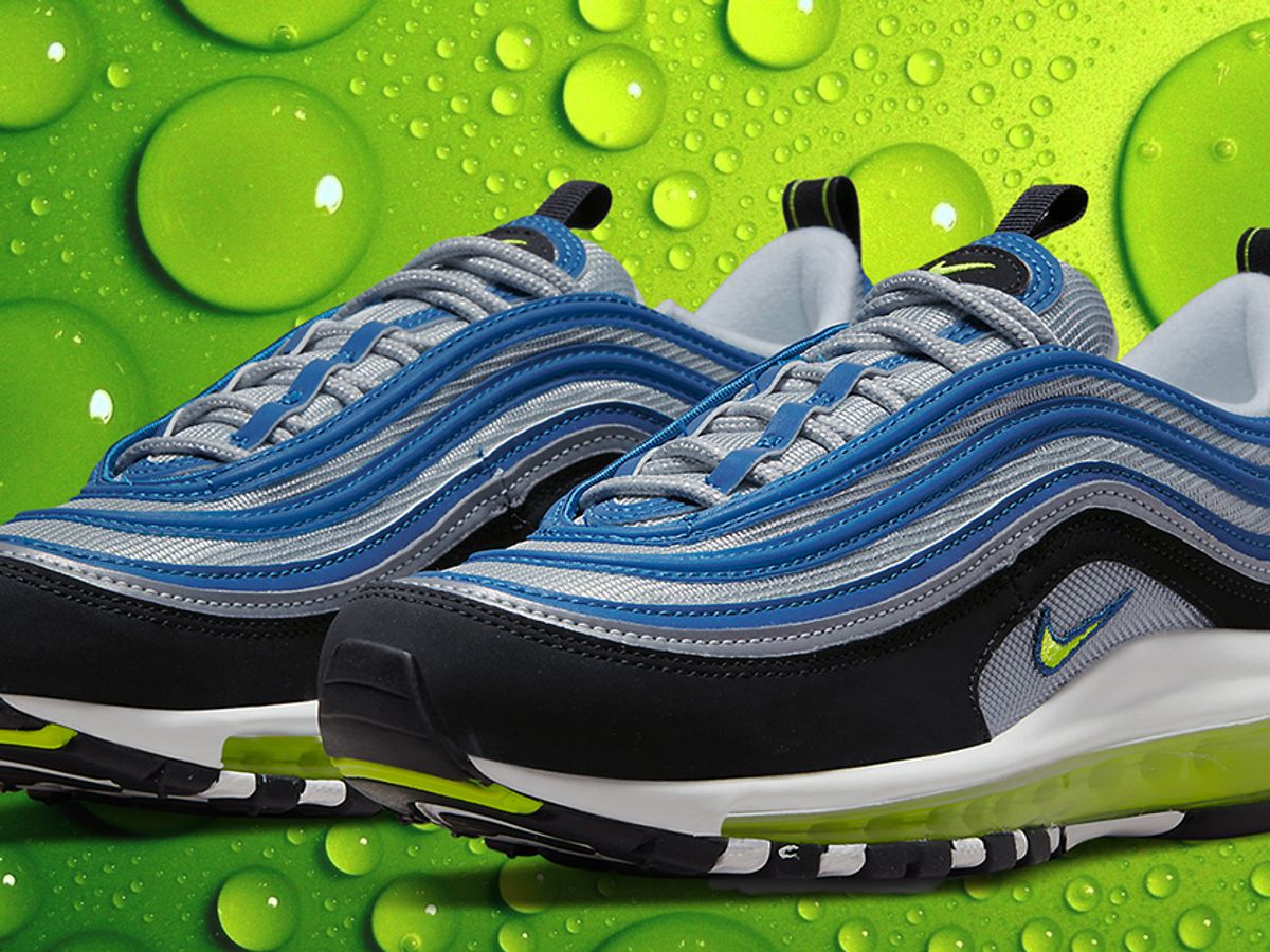 The Nike Max 97 'Atlantic Blue' Is Back with Black Mudguards - Sneaker Freaker