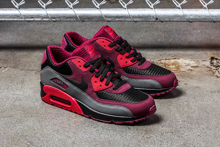 Nike Air Max 90 Crimson Black 1