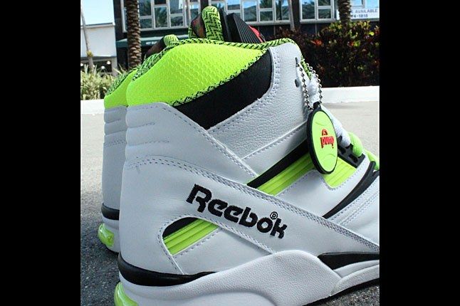 Rebook SNS Dominique Wilkins twilight zone 1990s og pump white neon green Shoes | Rebook Sns Dominique Wilkins Twilight Zone 199s Og  main image 3