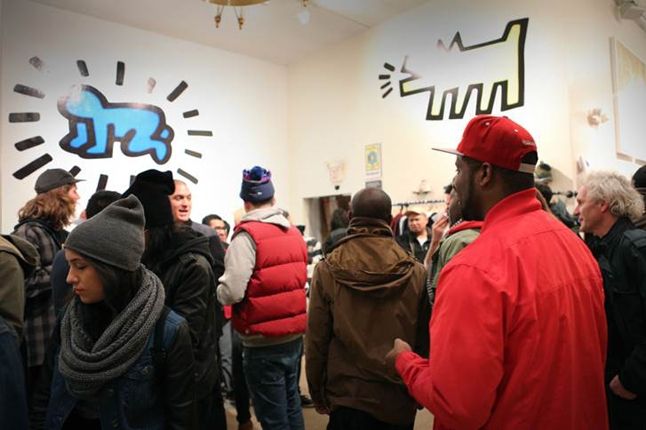 Reebok Keith Haring Bodega Launch Room Shot 1