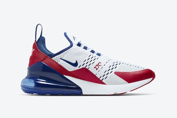 nike air max 270 red white and blue