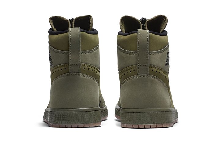 The Air Jordan 1 High Zip Dons 'Olive Canvas' - Sneaker Freaker