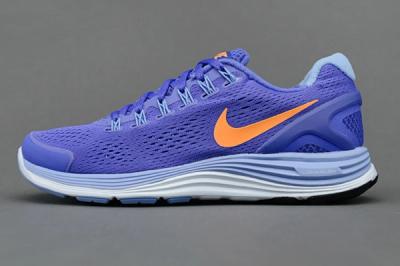 Nike Lunarglide 4 Violet Force Bright Citrus Side 1