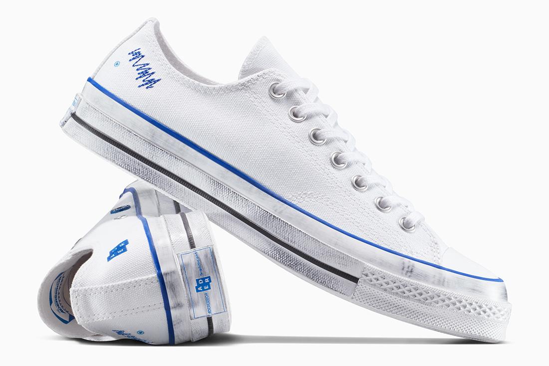 Pair of white ADER ERROR x Converse Chuck 70 sneakers