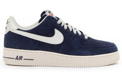 Nike Air Force 1 Low Suede Navy Profile 1