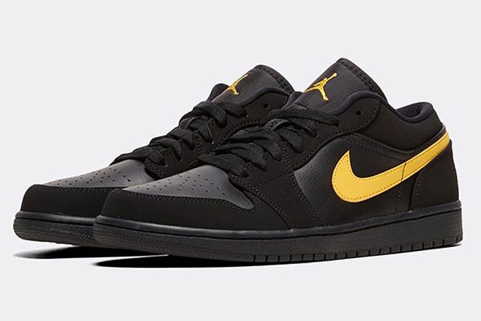 The Air Jordan 1 Low Gets the Golden Swoosh Releases