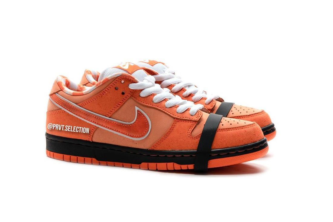 スケートボード Concepts Nike SB Dunk Low Orange Lobster ⭐️ Nike SB Dunk Low x Concepts Orange Lobster Mens Size 13