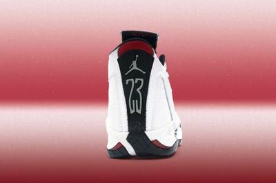 Jordan Brand Air Jordan 14 AJ14 Black Toe Red White Sneakers Footwear 