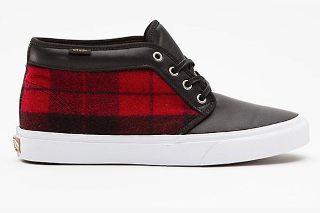 Vans Flannel Chukka Boot Ca Profile Side 1