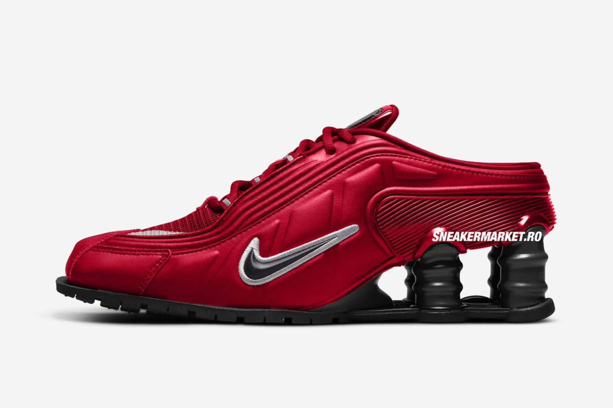 From Evo to SNKRS: Martine Rose's Nike Shox MR4 Returns This Week