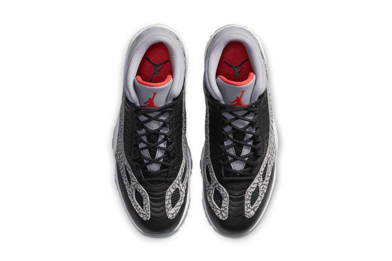 Release Date: Air Jordan 11 Low IE 'Black Cement' - Sneaker Freaker
