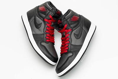 Air Jordan 1 Satin Black Gym Red 555088 060 Release Date