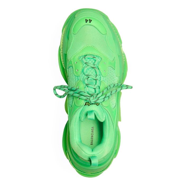 Boost Rejse tiltale elektrode The Balenciaga Triple S Goes Nuclear in 'Neon Green' - Sb-roscoffShops -  White On White Nike Air Force 1s Get The Flyknit Upgrade