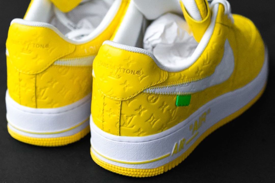 Off-White x Louis Vuitton x Air Force 1 Low Yellow First Look : r/Sneakers