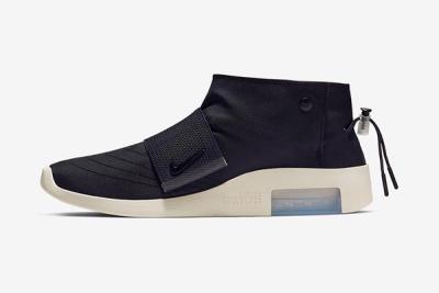 Nike Air Fear Of God Moccasin Black Official Releae Date Side Profile