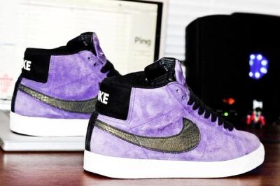 Nike Sb Blazer Purple Snakeskin 1