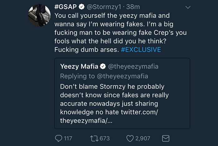 Adidas Stormzy Fakes Yeezy Mafia 3