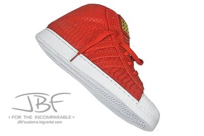 Jbf Customs Red Python Adidas Promodel 3 1