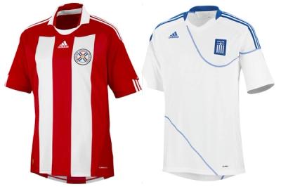 Adidas Paraguay Greece World Cup Kit 1 1