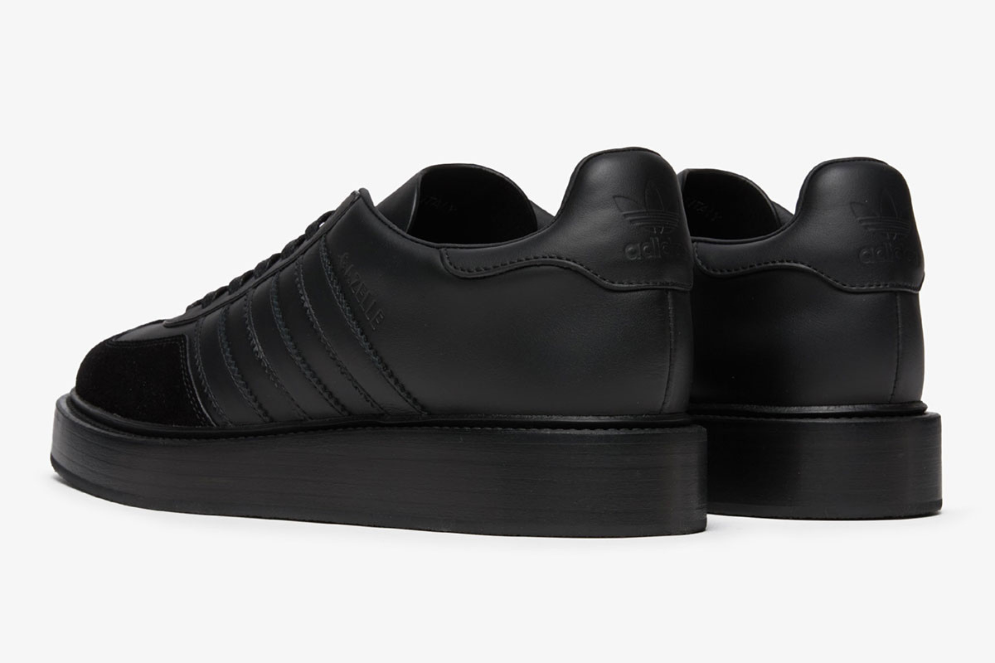 adidas gazelle silver green womens adidas Originals Gazelle Lux Spikeless Golf Shoes - Core Black/Core Black/Gum  - JI4157 - Function18 main image 0
