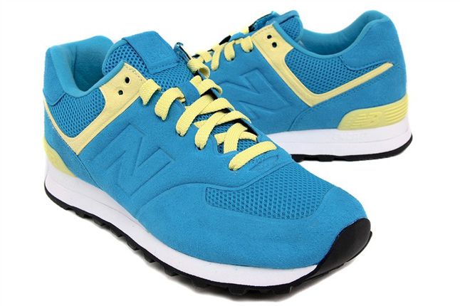 New Balance 574 Blue Yellow 01 1